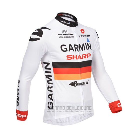 2013 Fahrradbekleidung Garmin Sharp Champion Deutschland Trikot Langarm und Tragerhose